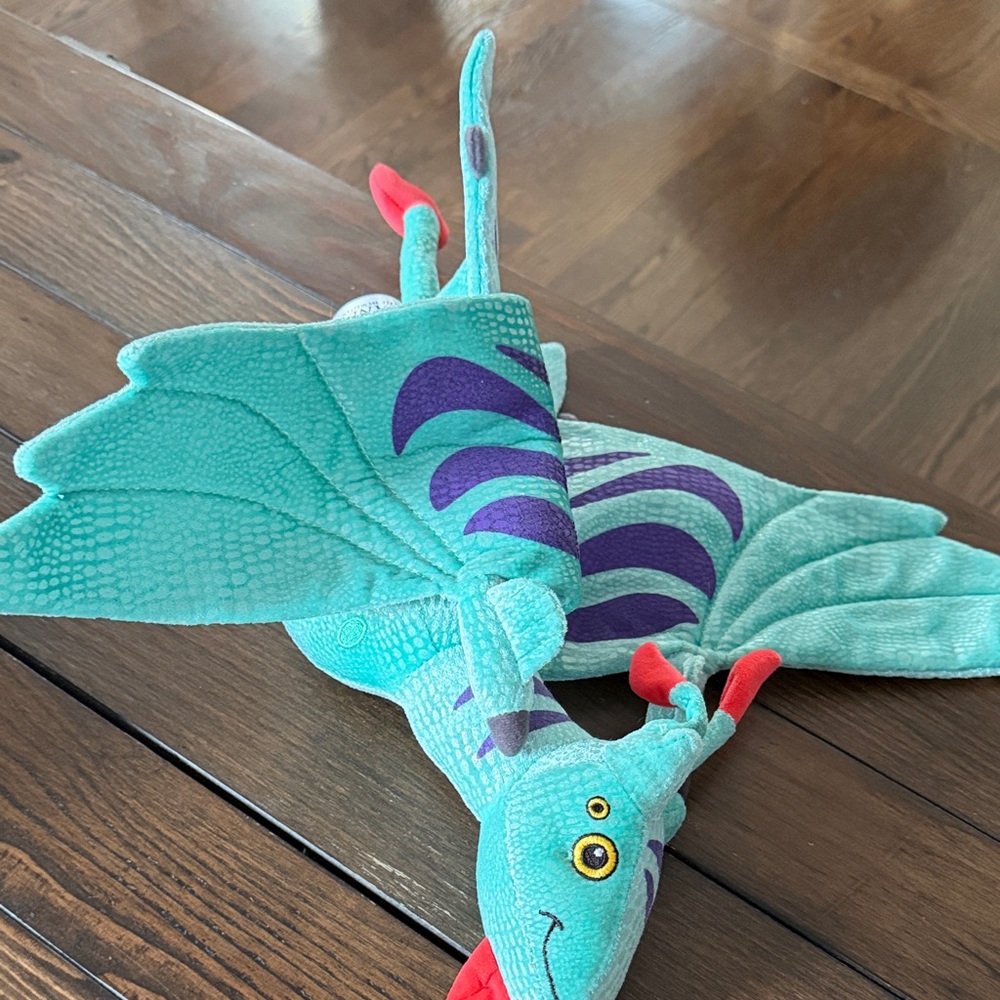 Disney Parks Pandora The World Of Avatar Banshee Dragon Plush Teal & Purple 17"